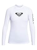 Roxy Whole Hearted - Langärmliger Rashguard mit UPF 50 für Frauen Weiß