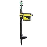 Bewegungsaktiviertes Gartensprinklersystem - Multifunktionaler Tierschreck und Solarschreck mit Wasserstrahl für effektiven Gartenschutz