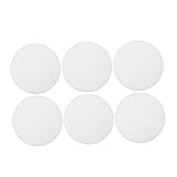 Cabilock 6Stücke Runde LED Lichtabdeckungen Diffusor für Deckenlampen Antipolare Lampenschirm Abdeckung Einfache DIY Installation Langlebiges Zubehör für Optimale Beleuchtung