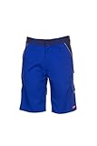 Planam 2370 Highline Herren-Shorts - Optimale Sicherheit und Komfort - Farbe: Königsblau/Marine/Zink - Größe: 52