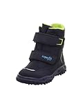 Superfit Jungen HUSKY warm gefütterte Sympatex Schneestiefel, BLAU/HELLGRÜN 8000, 25 EU