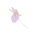 TOPBATHY 24St Osterhasen-Kuchen-Picks Osterkuchen- geschenke ostern geschenke zu ostern Papierbecher Dekor Kuchen Topper Kuchen Picks Nachtisch Zylinder Eier Pappbecher schmücken