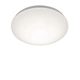 BRILONER - LED Deckenlampe mit warmweißer Lichtfarbe, 12 Watt, 1200 Lumen, LED Lampe, Deckenleuchte, Wohnzimmerlampe, Schlafzimmerlampe, Küchenlampe, Deckenbeleuchtung, 28x6,5 cm, Weiß