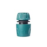 Kupplung Gartenschlauch Garten-Schnellkupplungen geeignet für 4-Punkt-Wasserleitung (1,35 cm 0,53 Zoll) Springbrunnen Solar Balkon (green, One Size)