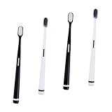 OUNONA 4 Stück Extra Weiche Zahnbürsten für Empfindliches Zahnfleisch für Schwangere und Erwachsene Sanfte Langlebig und Schonend für Zahnschmelz