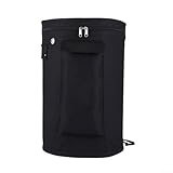 Feeshoppher Gasflaschenabdeckung, Propangaskanister-Abdeckung, robuste Propan-Tank-Aufbewahrungsabdeckungen mit Außentasche, doppelte Belüftungsöffnungen, Kordelzug-Verschluss für 9 kg Gasflasche