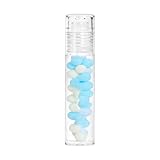 LDadgf Farbiger Lip Gloss Lipgloss Masse Lippenbalsam Früchte Lip Care Gloss Feuchtigkeitsspendend Flüssiger Lipgloss Aus Früchten Plastik Rolle Die Lippen Befeuchten Mädchen Lipgloss (Blue, One Size)