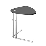 C-förmiger Beistelltisch, kleine Couch-Beistelltische, die darunter gleiten, TV-Tablett, Tisch für Wohnzimmer, Schlafzimmer, Metallrahmen