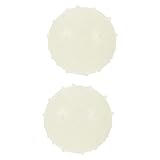 EXAOMBLE 2 Stück Leuchtende Hundespielzeug Bissfester Gummiball Interaktiver Welpenball zur Beschäftigung und Zahnpflege für Kleine und Mittelgroße Hunde Fördert Aktivität und Spielspaß