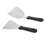Milisten 2Stücke Teiliges Steakspatel Hitzebeständige Küchenschaufeln Ergonomischer Zum Braten Und Wenden Von Fleisch Zu Reinigen Grill