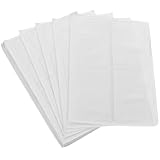 Healeved 100 Stück Selbstklebende Visitenkartenhüllen 6X85cm Transparent Kartenschutzhüllen mit Klebefläche für Büro und Organisation