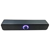 ulapithi Lautsprecher für Laptop, Monitorlautsprecher, Soundbar mit tiefem Bass, Stromversorgung über USB, für PC Auto Tablet TV Büro