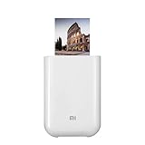 Xiaomi Mi Portable Photo Printer, tragbarer Laserdrucker, glänzendes Fotopapier, Thermodruck, Bluetooth/USB/WLAN, Weiß, italienische Version