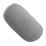 Mikroperlen-Nackenrolle, extra weich, Mikroperlen, Reise-Nackenstützkissen, Rückenkissen, Körperkissen, Zylinder-Sitzsack, Wurfkissen, Nacken-, Arm-, Rückenstütze für Flugzeug, Auto, Reisen,