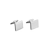 KAYLRE Herren Hochzeit Manschettenknöpfe Cufflinks Edelstahl Manschettenknopf,