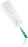 Leifheit waschbarer Staubwedel Duster XL mit antistatischen Mikrofasern gegen Staub, extra Langer Staubwischer auch für Heizkörper, Softer Staubfänger für alle Oberflächen, Click-System