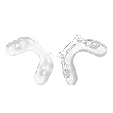 TEHAUX 2 Stück Rutschfeste Silikon Nasenpads für Kinderbrillen mit Doppelschrauben Integrierte Pads für Sicheren Halt und Druckfreien Komfort Kompatibel mit Verschiedenen Fassungen