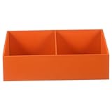 STOBAZA Große Teebeutel Aufbewahrungsbox mit Fächern Multifunktionaler Organizer für Tee Kaffee und Widerstandsfähiger Leichter Kunststoff Polierte Kanten für Hotel Büro und Zuhause