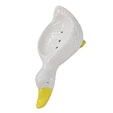 ULTECHNOVO Keramik Seifenschale im Design Selbstentwässernde Seifenablage für Bad und Dekorativer Seifenhalter aus Keramik für Zuhause