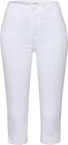 BRAX - Damen Sommerliche Capri-Jeans, Style Shakira C (72-7928), Größe:44, Farbe:White (99)