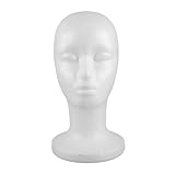 VALICLUD Weiblicher Schaufensterpuppenkopf für Hüte und Perücken Stabiler Modellkopf mit Schultern für DIY Dekoration und Präsentation im Salon oder Zuhause
