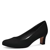 Jana Damen 8-22470-41 Pumps, Black Textile, 39 EU