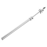 BAZEITFLOW Edelstahl Thermometer Clip für Labor Langlebiger Rostfreier Halter für Experimentelle Thermometer Leicht und Kompakt für Schule und Laboranwendungen