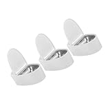 FELTECHELECTR 3 Stück 3PCS Wandaschenbecher in WC Form mit Klappdeckel Lustiger Wandmontage Aschenbehälter ohne Nägel für Schlafzimmer Büro Bad Praktischer und sauberer Rauchbehälter