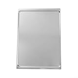 Comgooldool Backblech aus Aluminium, 43,5 x 31,5 cm, für Brot, Kuchen, Kekse, Backen mit verstärkten Kanten, antihaftbeschichtet, lebensmittelechtes Material