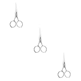 ibasenice 3 Stck. Angelschneider mit Gezackten Klingen Mini Fischschneider für Angelschnur Geflochtene und Leicht und Tragbar Ergonomischer Griff für Angler und Outdoor Enthusiasten