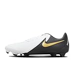 Nike Herren Phantom Gx Ii Academy Fg/Mg Fußballschuh, White Black Mtlc Gold Coin, 43 EU