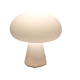 AoLa Pilz Tischlampe LED Mushroom Lampe Innen Mit Schalter wiederaufladbare Schreibtischlampe Kabellos Touch Dimmbare 5W 3 Lichtfarben Modi Nachttischlampe für Kinderzimmer Schlafzimmer Wohnzimmer.