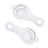 Eiertrenner, 2 Stück Eigelb Trenner, Eiweißtrenner, Eiweißabscheider, Egg Separator, Eierabscheider Eigelb