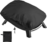 Grillabdeckung für Weber Q1000/Q2000/Q200 Wetterfeste BBQ Abdeckhaube 68x44x32cm Winddichte Schutzhülle aus 210D Oxford Outdoor Grillhülle für Enders Urban, Camping & Terrasse