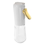 FIXOSHEE Sprühdose Aus Glas Öl Sprühflasche Sprühflasche Ölsprüher Für Die Küche Sprühölspender Für Die Küche Glasöl -sprühflasche Ölzerstäuber Aus Glas Ölsprüher Zum Kochen Weiß Abs