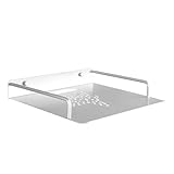 Genérico TV-Regal für Router, einlagiges Metallregal für Router, langlebiges Gehäuse, 23 x 16 cm, Aufbewahrungsregal für Router