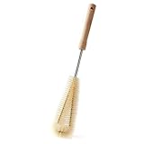 1 x Flaschenbürste, langer Holzgriff, Wasserflaschen-Reinigungsbürste, keine toten Bereiche, für Tassen, Vakuumflaschen, Wasserkocher, Vasen, Sportflaschen, Flaschen, verschiedene Größen optional