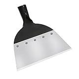 Sunsiou Unkraut Entferner Gerät, Gartengeräte Gartenschaufel, Multifunktional Gartenwerkzeug, Stoßscharre, Garten Reinigungsschaufel Moosentferner, AußEnbereich, Haus, Bauernhof (Klein-Ohne Holzgriff)