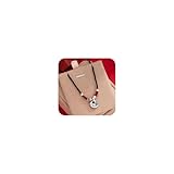 HUUGVBCO Modische Kleidung, passender akademischer Schmuck für Mädchen und Frauen, Sterlingsilber-Kette/Halskette, verstellbar, chniaesischer Schmuck, Geschenk für Frauen, modische Kleidung, passende