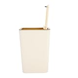 VALICLUD Kleiner Mülleimer mit Deckel aus Kunststoff Abfallbehälter für Badezimmer Küche und Schlafzimmer Langlebig und Vielseitig Einsetzbar für Haushalt und Büro