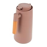 LOPUNER Kaffeekanne mit Deckel Isolierkanne aus Sicherem Material Design Effiziente Vakuumisolierung Leicht Tragbar mit Handgriff für Zuhause und Büro