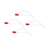 Ciieeo 4 Stück manueller Öler Siphon Ändern Vakuum Wasser pumpen Pumps Motoröl Benzin-Handpumpe Ölförderpumpe Ölpumpen Benzinübertragungspumpe Ölwechselpumpe Handheberpumpe pp rot