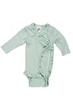 Engel Natur Wickelbody langarm aus Feinripp, Pastellmint, Gr. 44