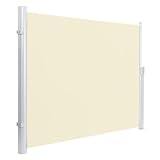 Senkrechtmarkise im Freien - Faltbarer beweglicher Garten Sonnenschutz für Innenhöfe Sichtschutz Trennwand UV-Schutz Wetterbeständig Outdoor Baldachin