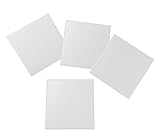 Fliesen Keramik 4 Stück 15x15cm Serviettentechnik Porzellanmalfarbe Bastelfliese Mosaikfliese Matt