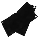 ORFOFE Feuerfeste Schweißdecke aus Carbonfilz Hitzebeständige Schutzmatte mit Metallösen Vielseitig Einsetzbar für Elektroschweißen und Gaslöten Schirmt Flammen und Glut Sicher Ab