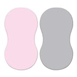 Spannbettlaken-Set für Kinderbett, weich, atmungsaktiv, für Stubenwagen, Rotationsschläfer, Neugeborene, Baby-Matratzenschoner, Ärmel, Matratzenschoner für Neugeborene, 2 Stück