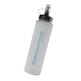 Generisch Weiche Wasserflaschen,Faltbare Wasserflasche - Weiche Outdoor-Trinkflasche,500 ml Mehrzweck-Trinkflasche, lebensmittelechte Wasserflaschen für Reisen, Joggen, Laufen