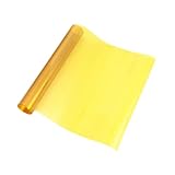 ZUNOXAZ Gelber Pet Farbfilterfolie für Sunset Lichtgestaltung Vielseitiger Lichtkorrektur Filter für Fotografie Bühnenbeleuchtung und LED Lampen Selbstklebend und Einfach zu Verwenden