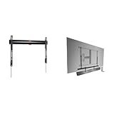 Vogel's Comfort TVM 3605 Flache TV-Wandhalterung für 40-100 Zoll Fernseher & Sound 3550 Universelle Soundbar Halterung